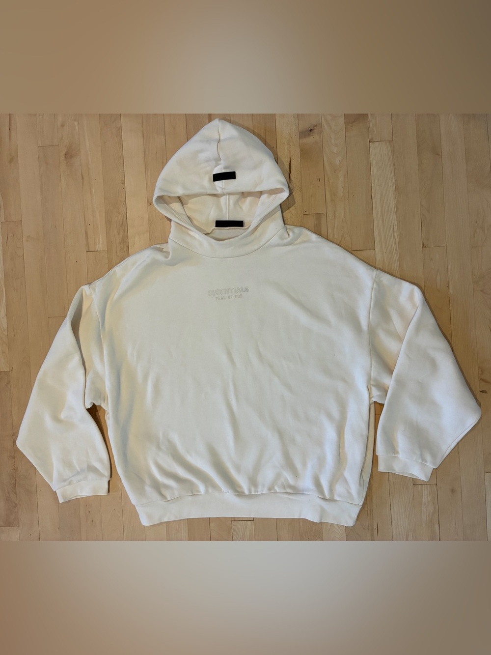 FEAR OF GOD ESSENTIALS Oversized Hoodie XL Cream Off White StockX Verified